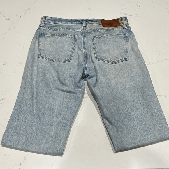 MOUSSY VINTAGE MV 111 Light Blue Naval Tapered-Mid Jeans Size 25 - Picture 9 of 12